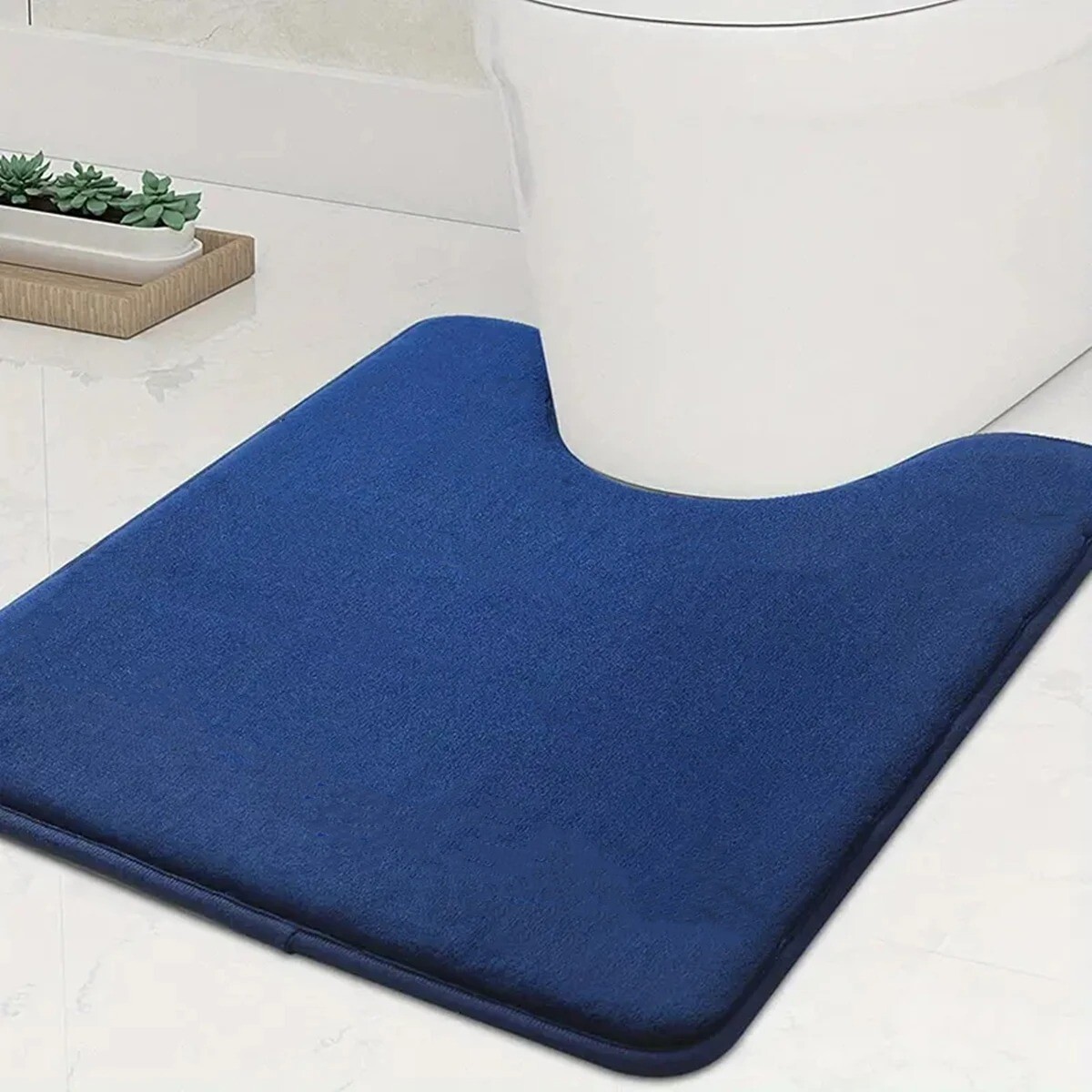 Large Size Bathroom Mat U-shaped Bathroom Carpet Toilet Mat Home Decoration