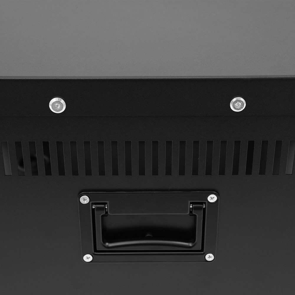 6U Stereo & Studio Rack w/ 4 Wheels, Rolling Network Cabinet Open Frame Rack