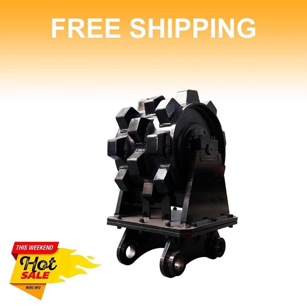 Excavator Roller for CAT 305 | Soil Compaction Wheel Trenching Attachment