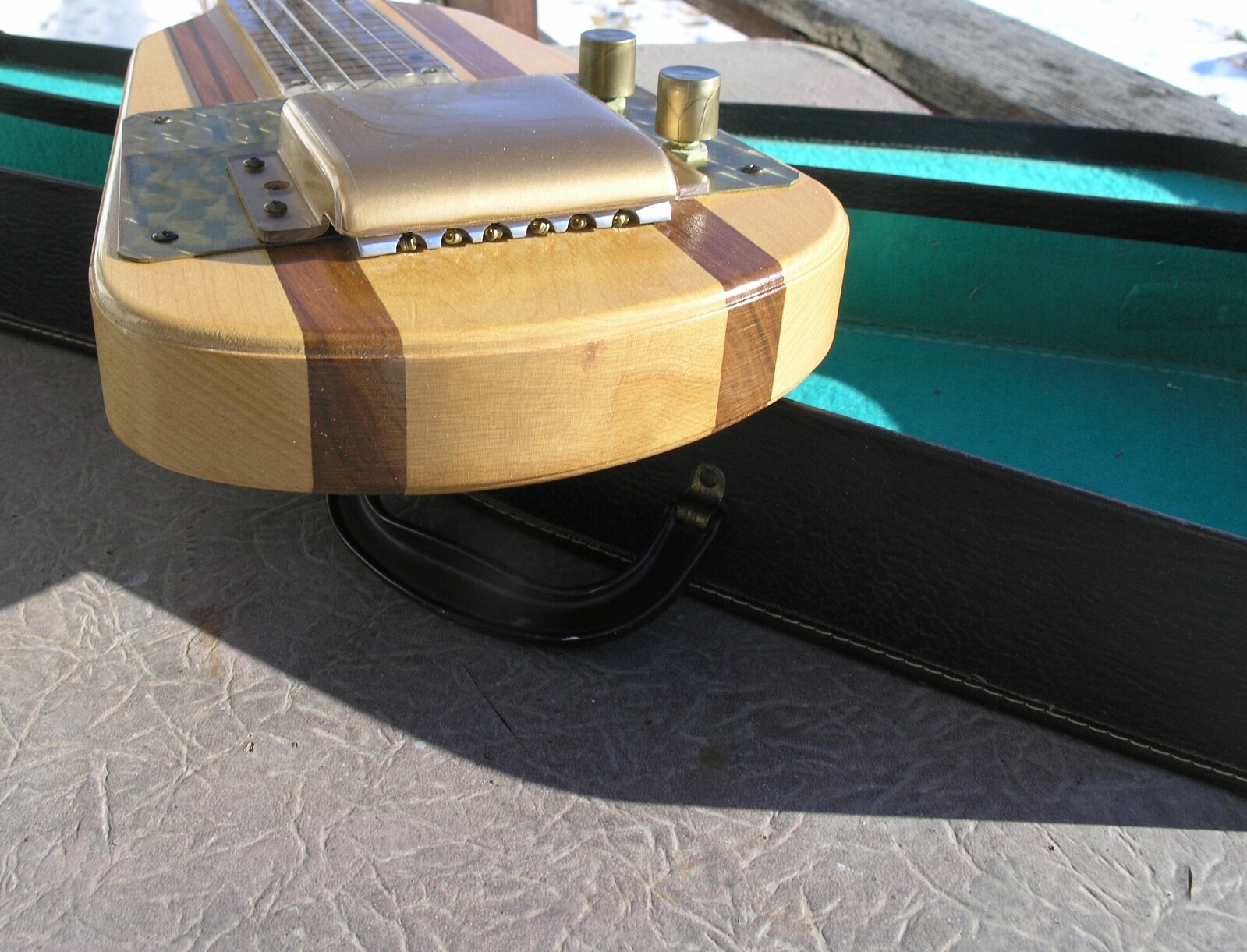 c.1950 ALAMO EMBASSY LAP STEEL GUITAR & Original HARD CASE