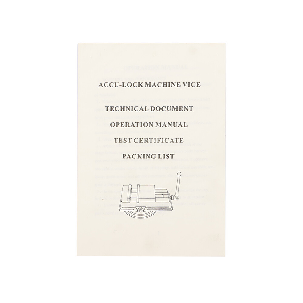 6'' Lockdown Vise Precision CNC Milling Machine Bench Clamping Vice