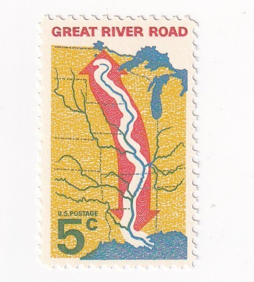 STAMP US SCOTT 1319 "Great River Road" 5 CENT 1966 MNH