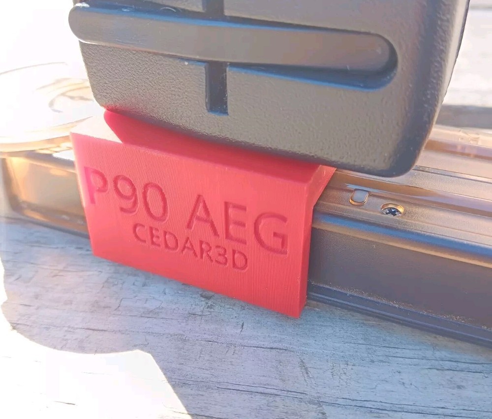 Airsoft P90 AEG Odin Speedloader Adapter (Red)