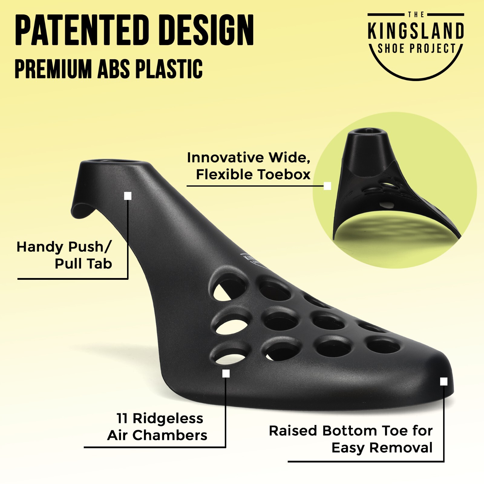 10 Pack - Fresh Flow Shoe Trees for Sneakers, Shoes & Boots, Limit Creases +Wear