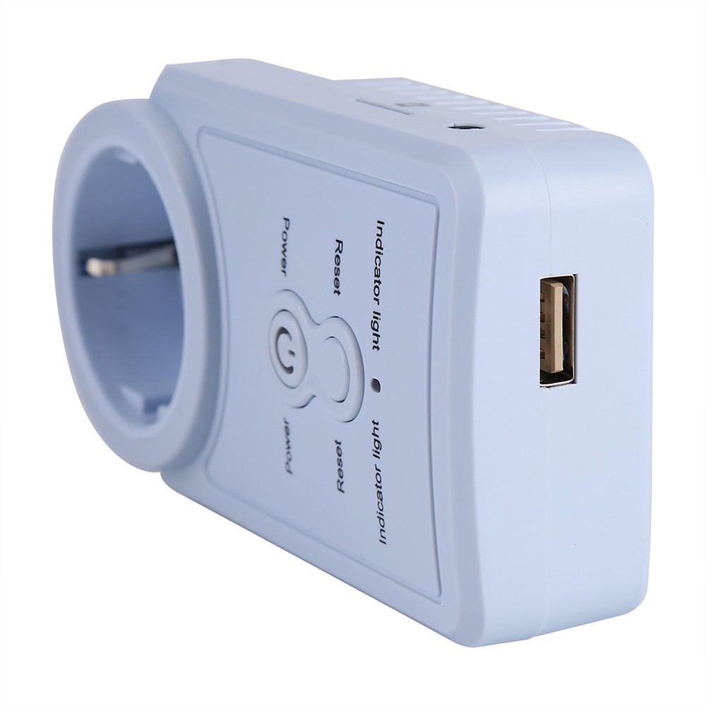 Hot Smart GSM Power Outlet Plug Socket With Temperature Sensor SMS Command