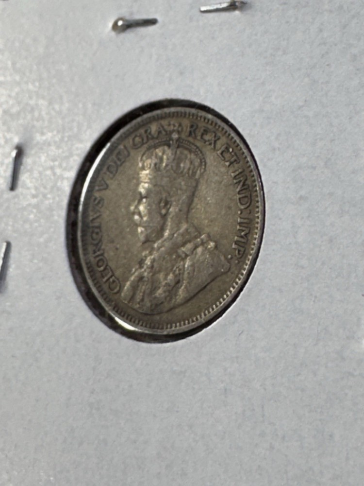 1917 Canada 10 Cents Silver Coin