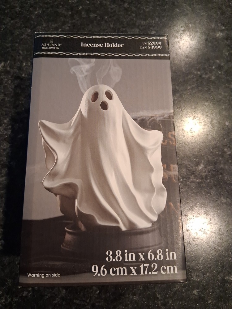 Ashland Halloween Ghost Incense Holder New