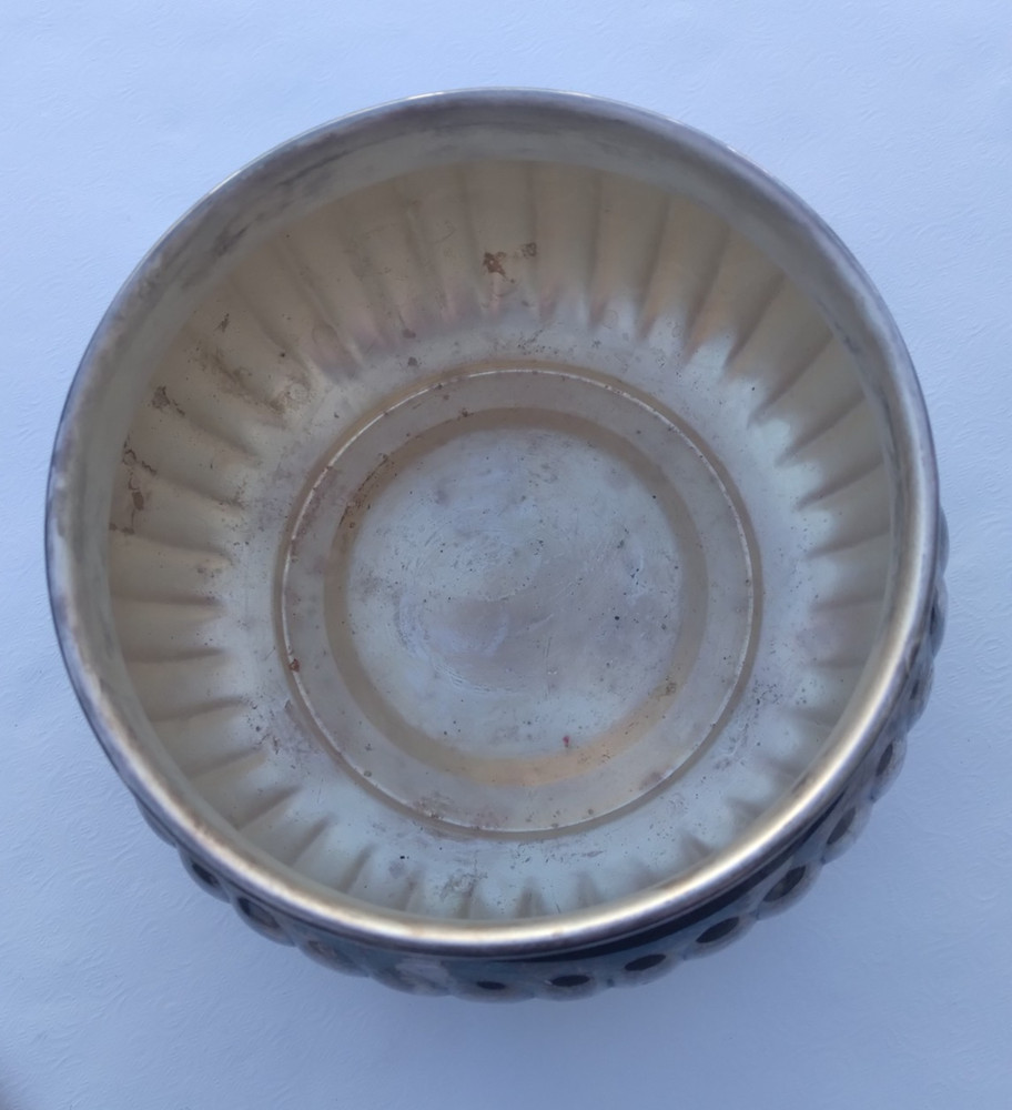 Vintage Silver Plated Lidded Candy Dish 6 inches Serving Dish Small