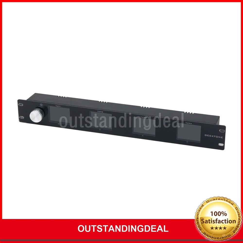 4-Channel LCD VU Meter Volume Controller Built-in Digital Volume Potentiometer