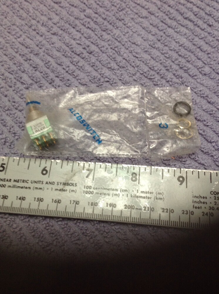 Alcoswitch MPE 206R Momentary Switch