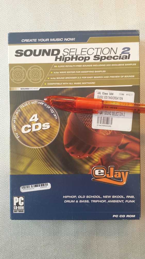 Sound Selection 2 Hip Hop Special - eJay Sample Library Windows XP / 7 EUC AXL