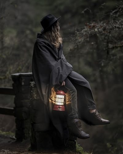 Barebones Forest Lantern – Vintage Rechargeable LED Lantern with Adjustable Red