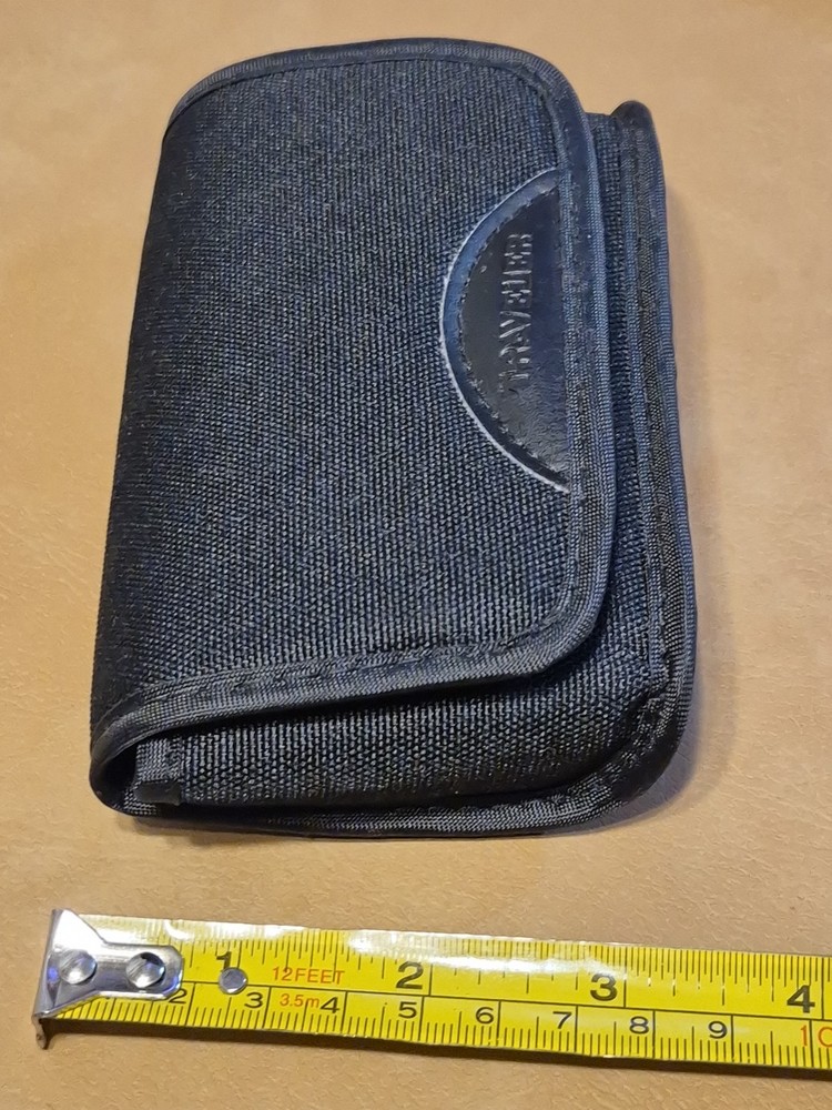 TRAVELER black Case Bag Pouch Closure Belt Loop Accessory