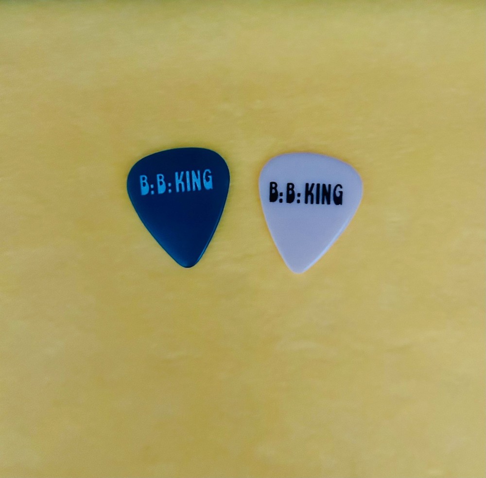 BB King Guitar Picks from Live Performances at the Venetian Room
