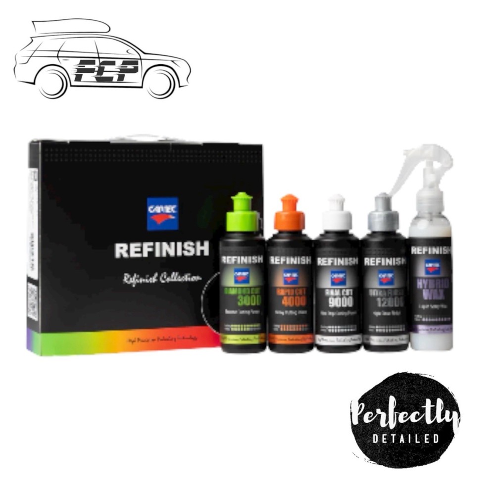 Cartec Refinish 5 Bottle Sample Kit 150ml