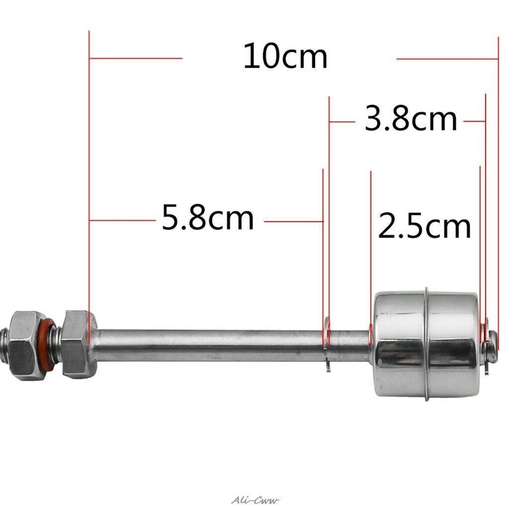 Stainless Steel Float Switch Vertical Liquid Water Level Sensor Horizontal new