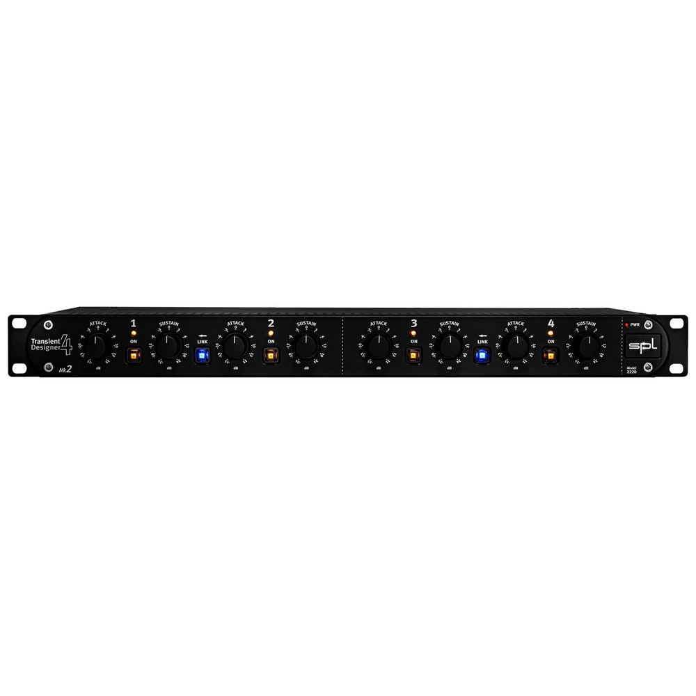 SPL Transient Designer 4 Mk2 4-Channel Dynamic Effect Processor 19" Rack-Mount