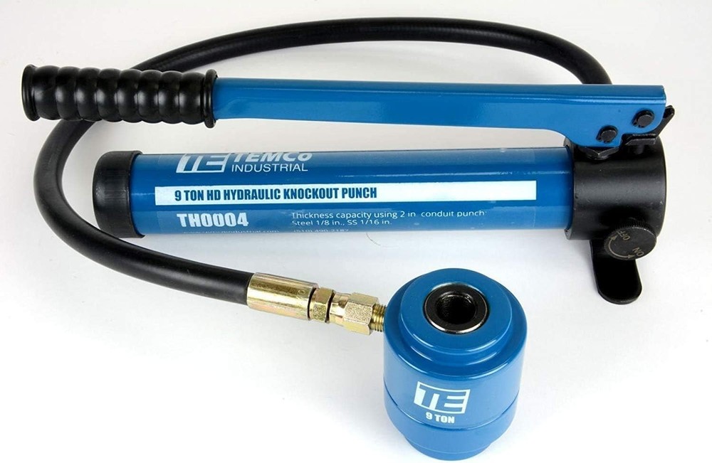 Professional Hydraulic Punch Tool - Conduit Cutter with Alignment Precision