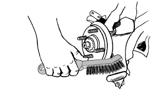 13410 Disc Brake Caliper Brush