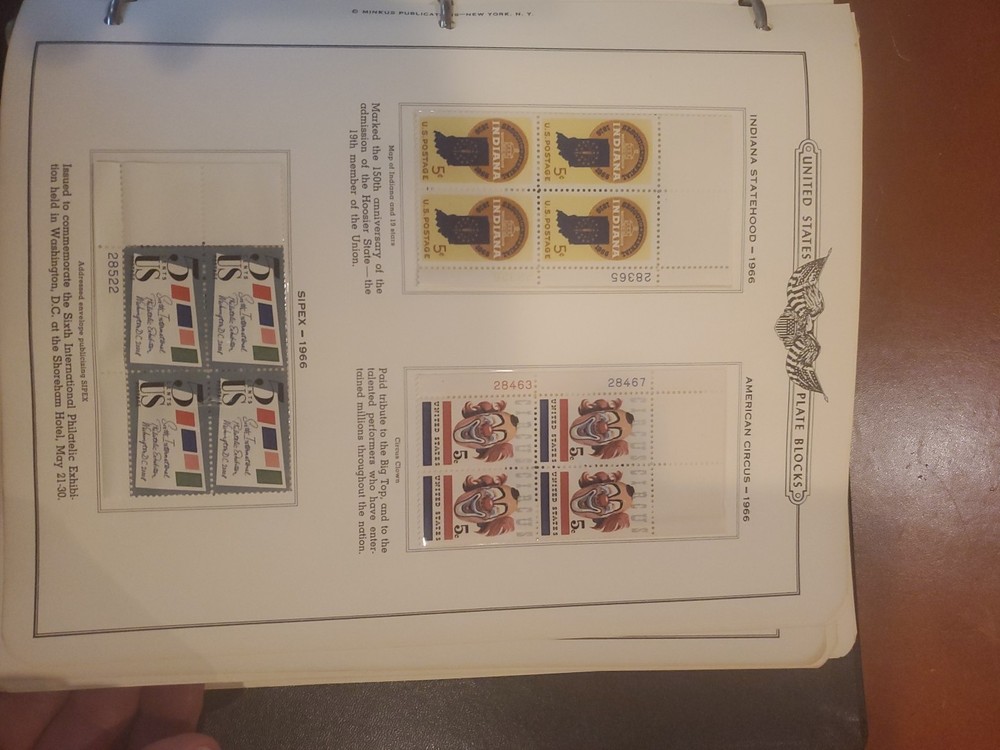 American Plate Block Minkus Album Volume IV 1961 To 1970 146 Plate Blocks MNH