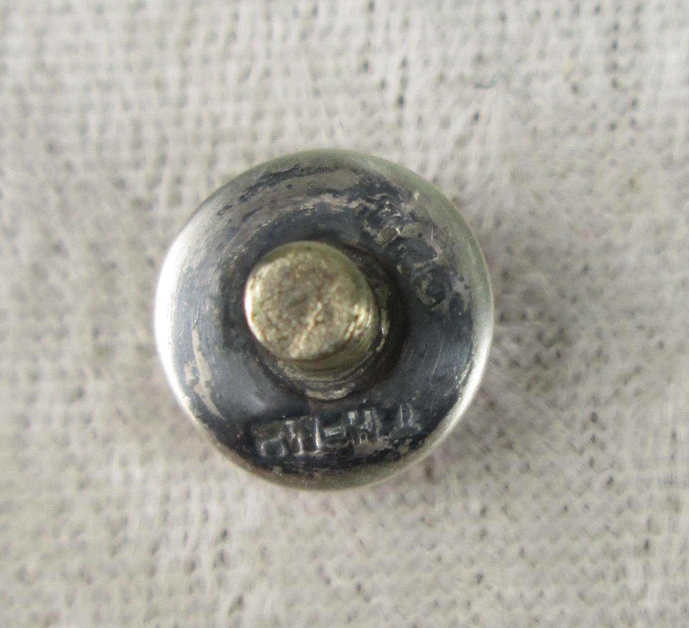 Sterling Silver Modernist Perfume Bottle Pink Stone Taxco Mexico Miniature