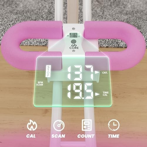 Ab Workout Equipment, Ab Machine with Height Adjustable and Stability, Ab