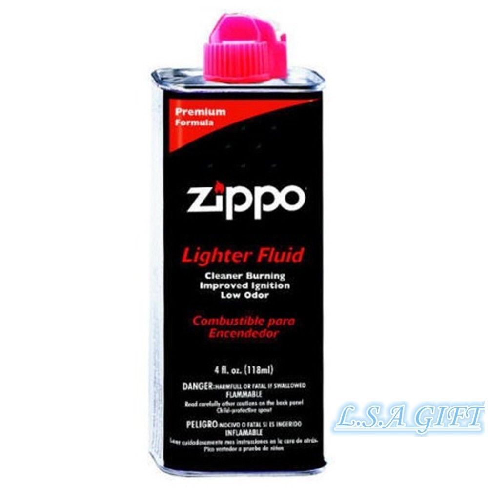 Genuine Zippo 4oz 118ml Fuel Fluid for All Zippo Lighters