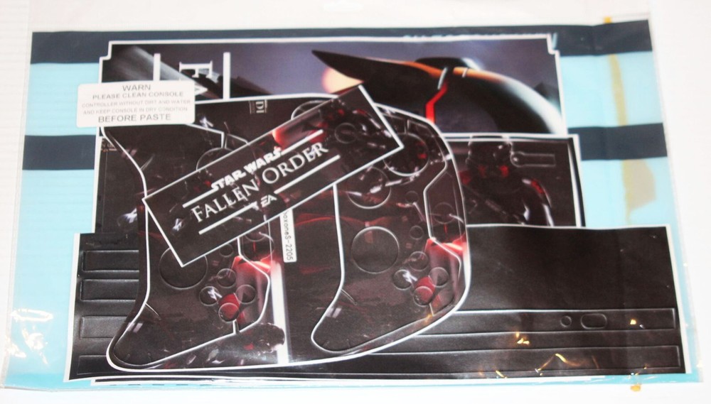 Star Wars Fallen Order Decal Sticker Skin Set Xbox One S Console Controllers