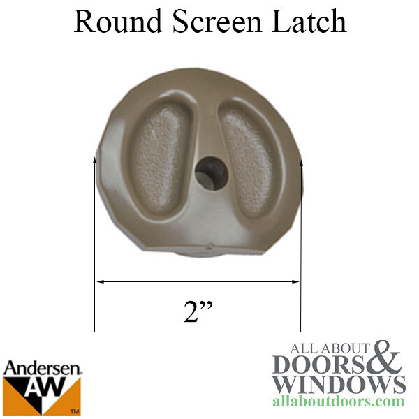 Andersen Round Screen Latch - Stone