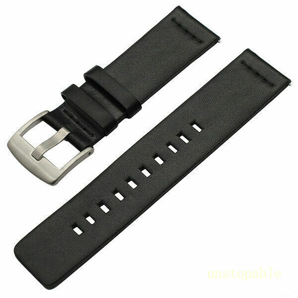 18mm 20mm 22mm 24mm Genuine Leather Wristband Watch Strap Band Bracelet UNIVERSL