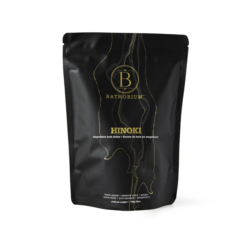 BATHORIUM, 26.5OZ, HINOKI MAGNESIUM FLAKE SOAK