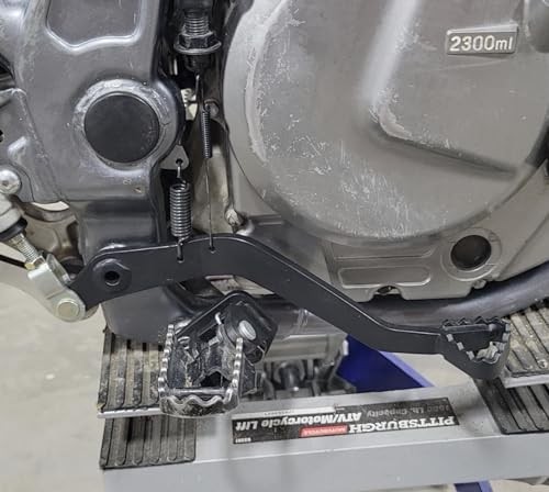 DR650 Rear Brake Lowering Lever 2" Lower Than Stock Solid Steel