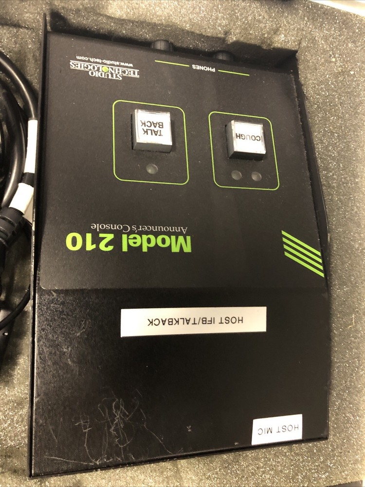 Studio Technologies M210 Model 210 Announcer's Console And Case And Extras