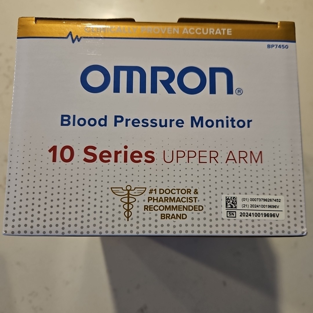 Omron 10 Series BP7450 Upper Arm Blood Pressure Monitor - Black