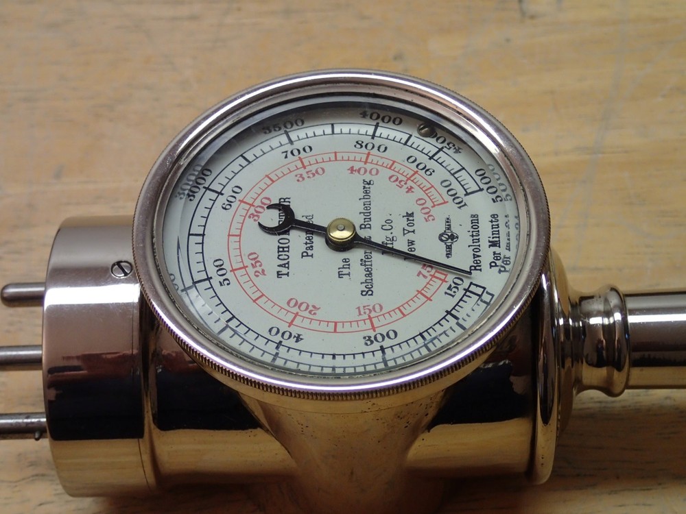 Schaeffer & Budenberg Vintage Tachometer