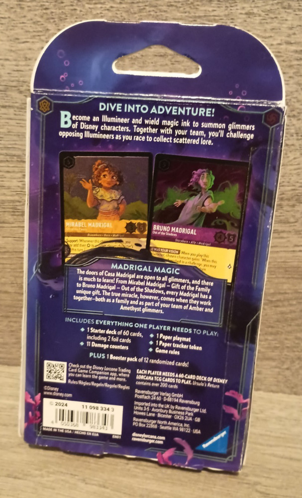 Disney Lorcana Ursula's Return Mirabel & Bruno Starter Deck