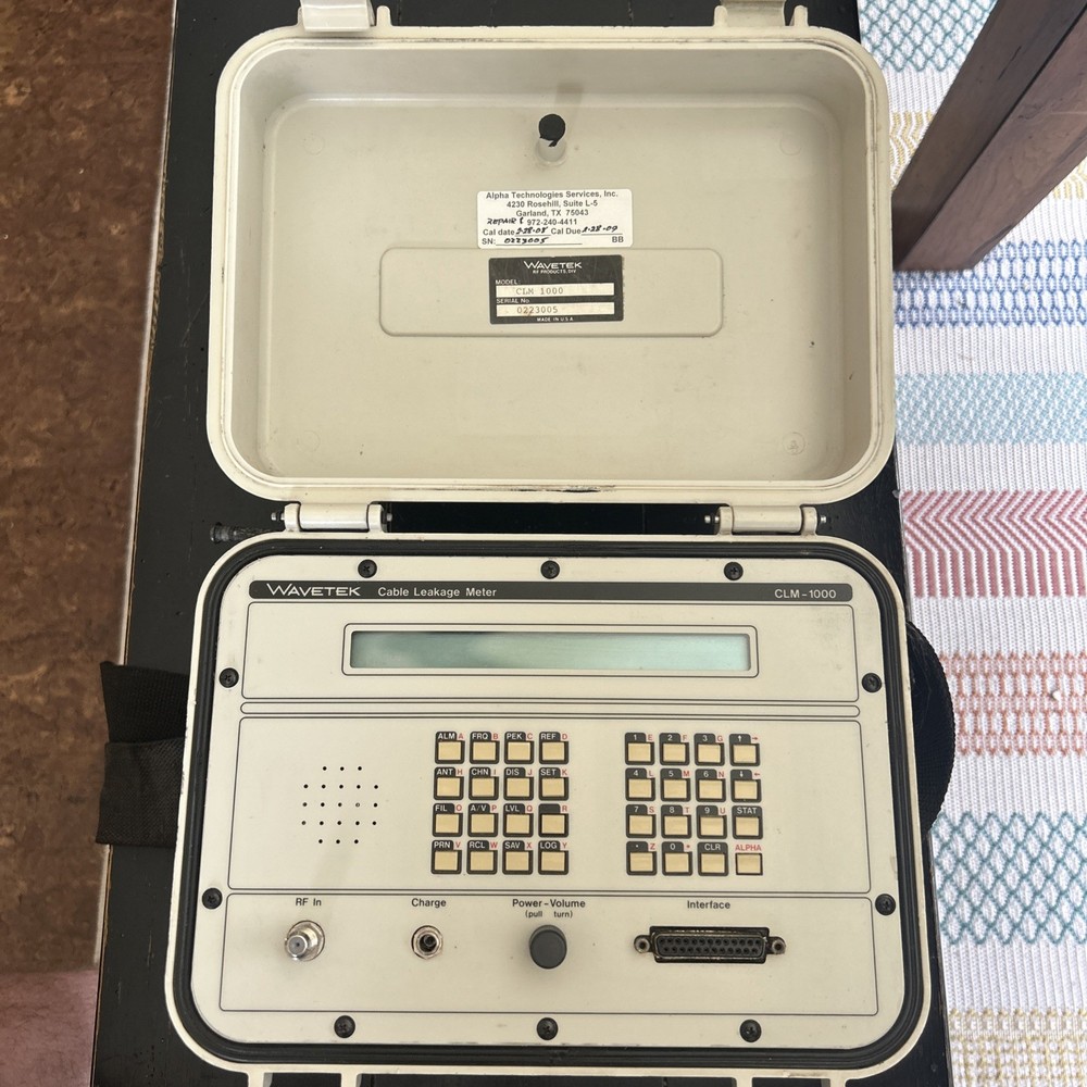 Wavetek CLM 1000 Cable Leakage Meter