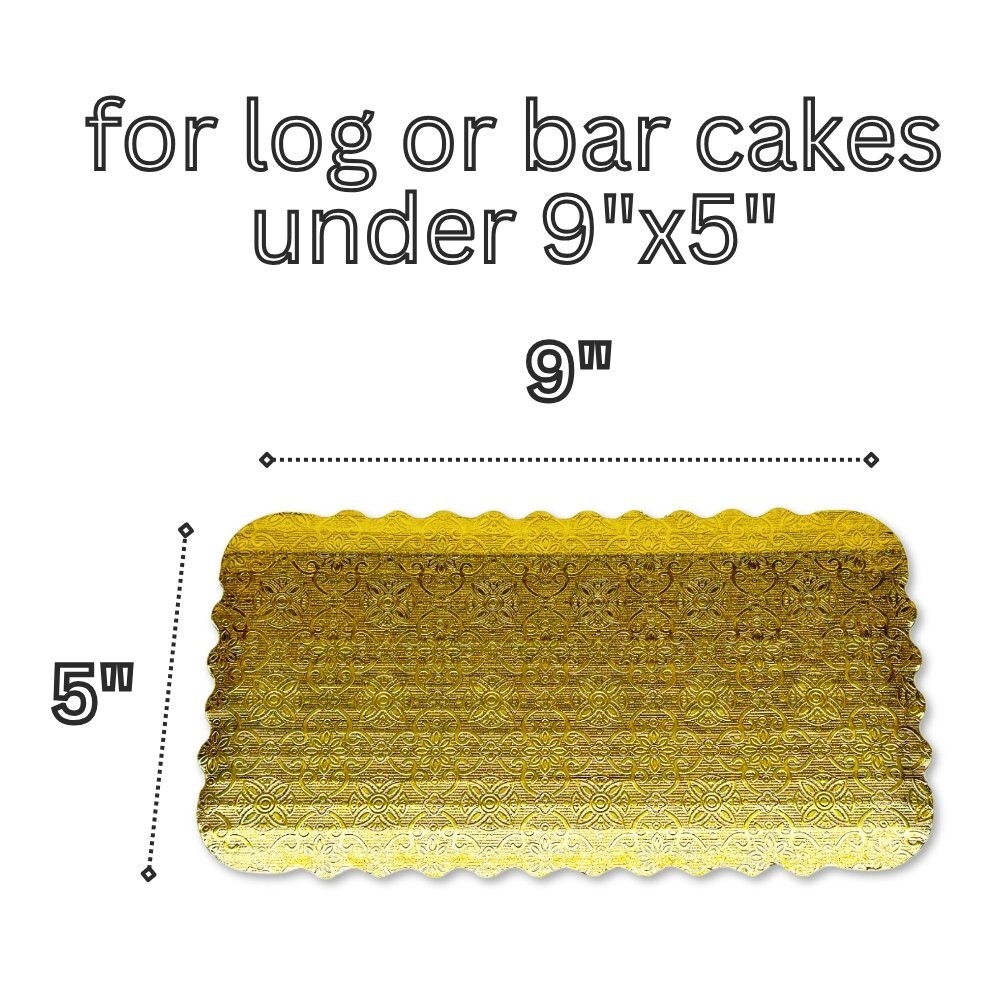 9"x5" Bar Cake Board (10 pcs)