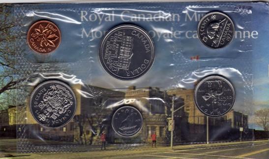1973 Canada PL RCM Set (6 Coins UNC.) RJ