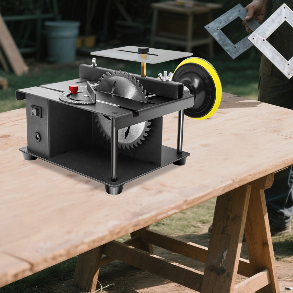 Precision Mini Table Saw Blade Woodworking Multi-Functional Cutting Machine