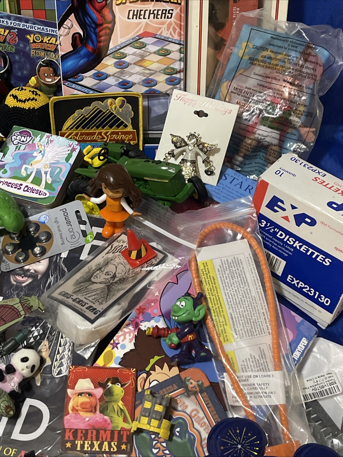 Huge Vintage Toy Lot Disney Marvel Star Wars Hot Wheels Garfield Felix 80s 90s+