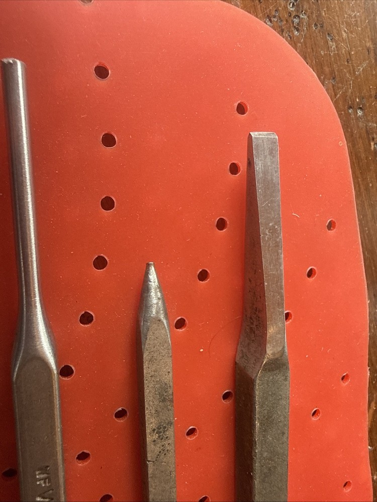 Vintage Craftsman Chisel & Punch Set, Circle G