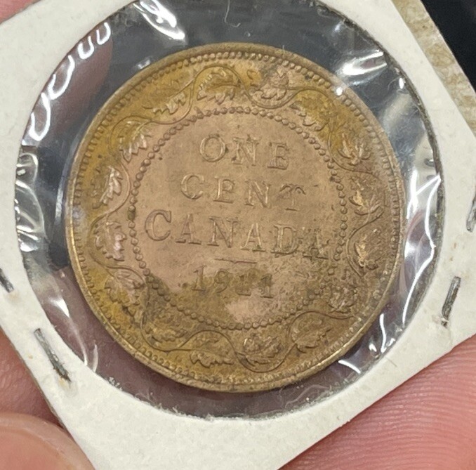 1911 Canada Large Cent Coin Excellent Condition High Value