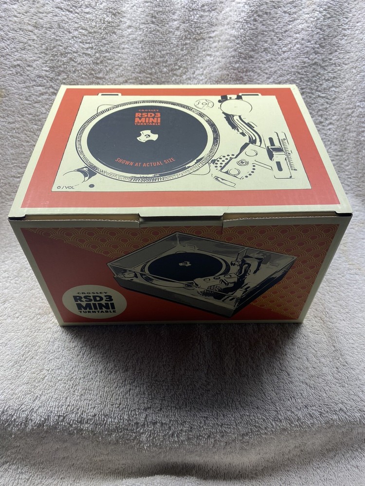 RSD3 Mini - Three Inch Turntable by Crosley Bundle w/ Post Malone Records