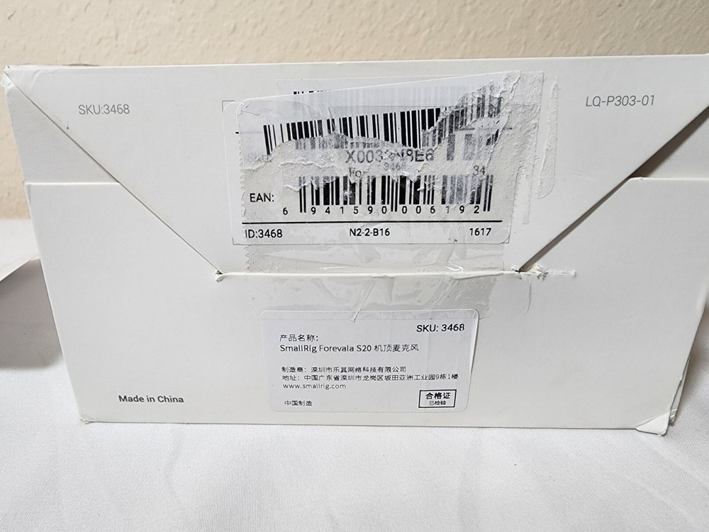 SmallRig Forevala S20 On-Camera Microphone -3468