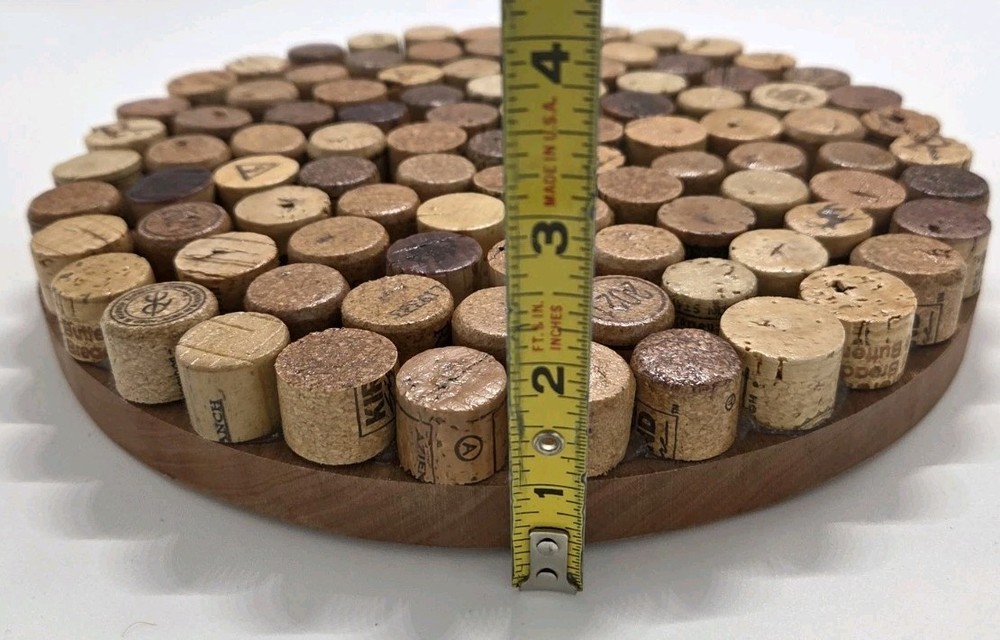 Wine Cork Round Trivet Hot Pad Handmade