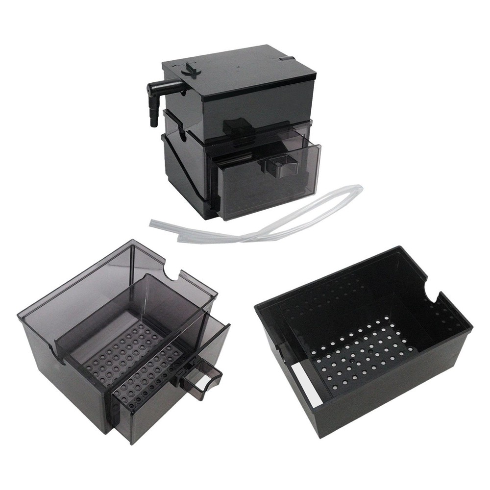 Aquarium Hang on Filter Box Filtration System Efficient Easy to Install Drawer