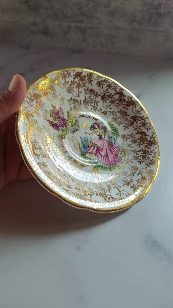 Fine English China Saucer
