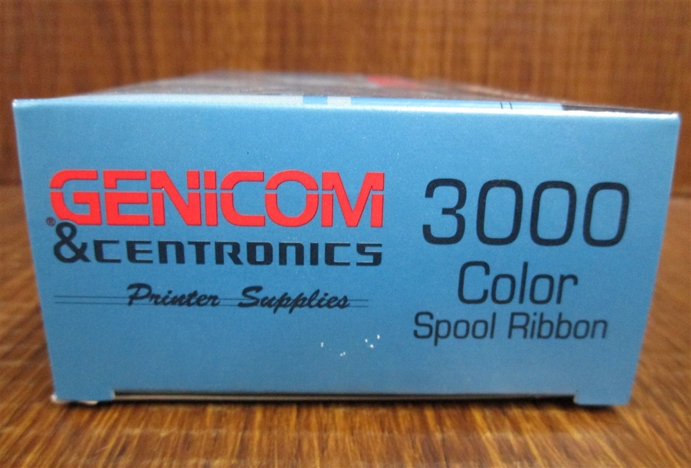 GENICOM & Centronics 3000 Color Spool Ribbon Printer NEW