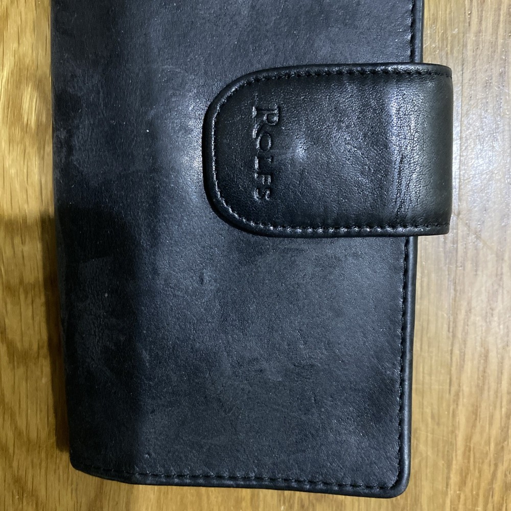 rolfs leather womens wallet Black 7x4